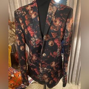 Vintage Floral Blazer